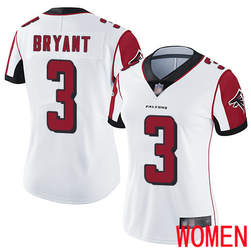 Atlanta Falcons Limited White Women Matt Bryant Road Jersey NFL Football #3 Vapor Untouchable